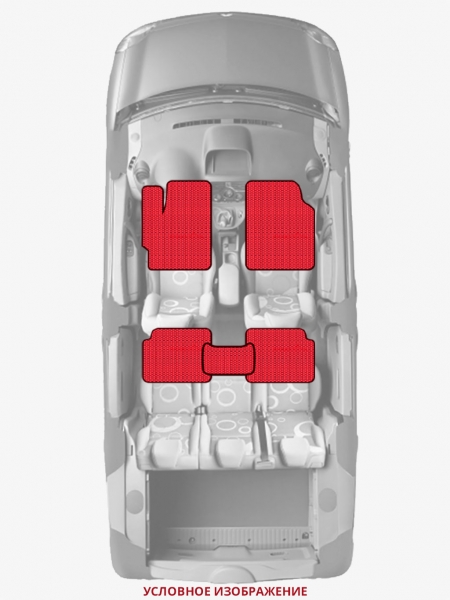 ЭВА коврики «Queen Lux» стандарт для Volkswagen Lupo 3L